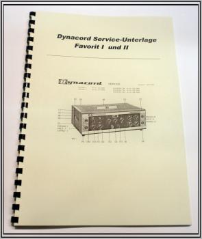 Dynacord Favorit i + II / technische Unterlage
